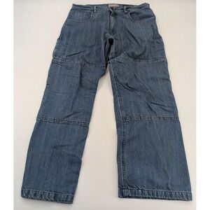 Sliders Motorcycle Kevlar 34X30 Lined Jeans Men's Double Knee Bike Baggy Moto‎